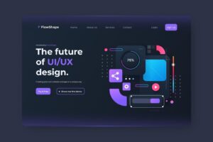 Website showing the future of UX and UI designing